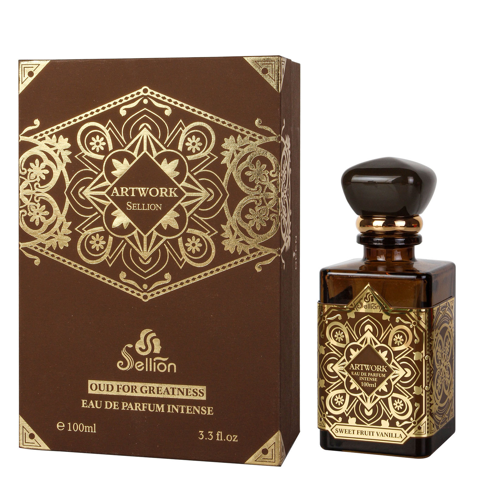 (Sellion) Artwork Oud for Greatness Eau de Parfum Intense Sweet Fruit Vanilla 3949 100мл п/в