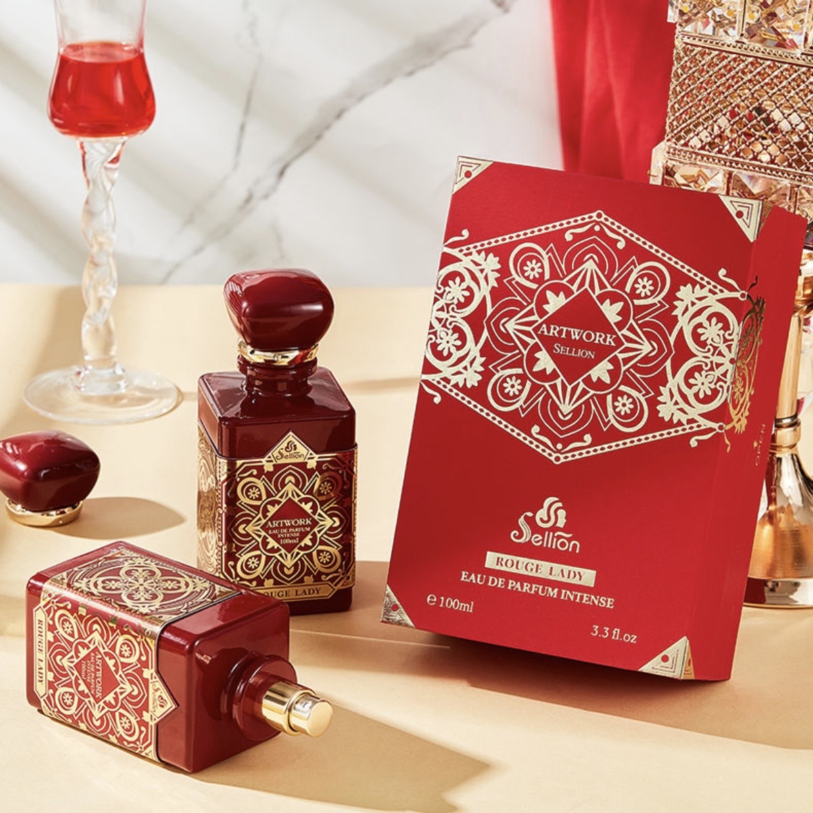 (Sellion) Artwork Rouge Lady 3946 100мл п/в