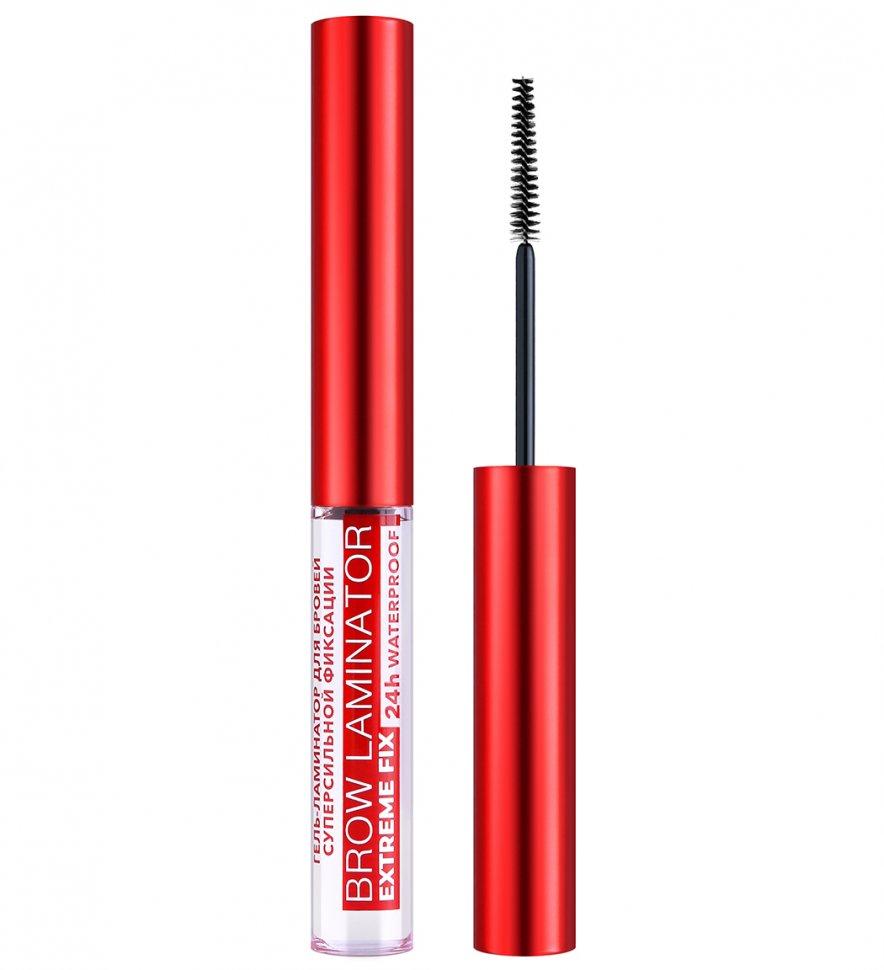 Гель-ламинатор для бровей суперсильной фиксации BROW LAMINATOR & EXTREME FIX 24h waterproof LUXVISAGE